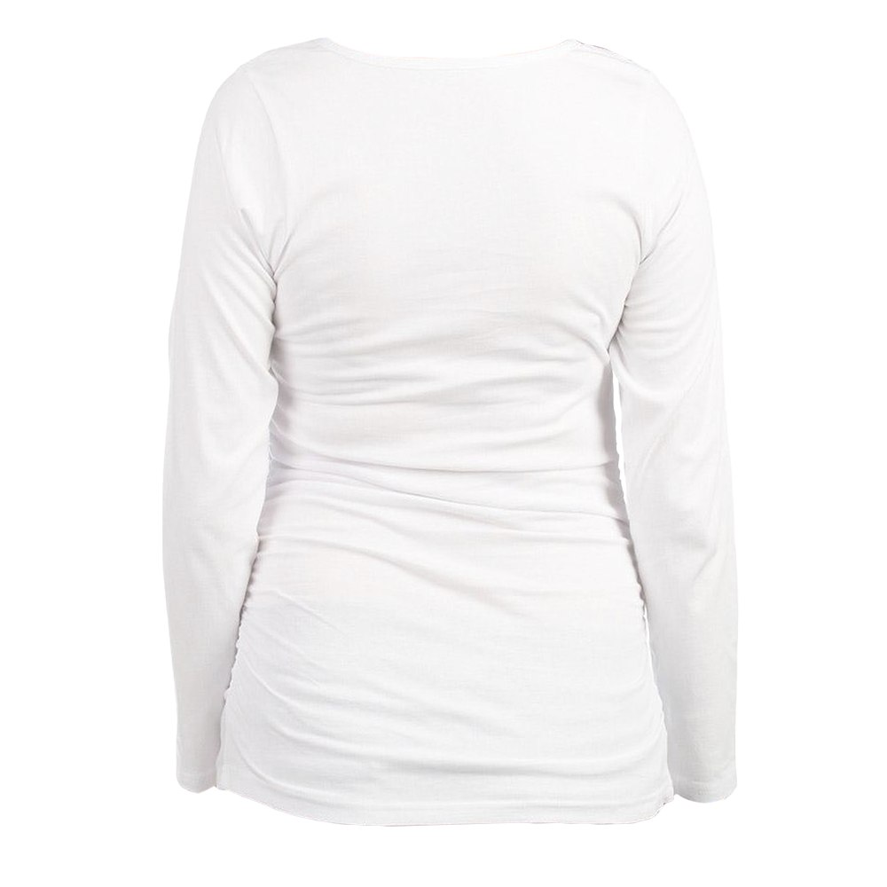 Cafepress Funny Peeking Out Ba Long Sleeve Maternity Women's Long Sleeve Maternity T-Shirt