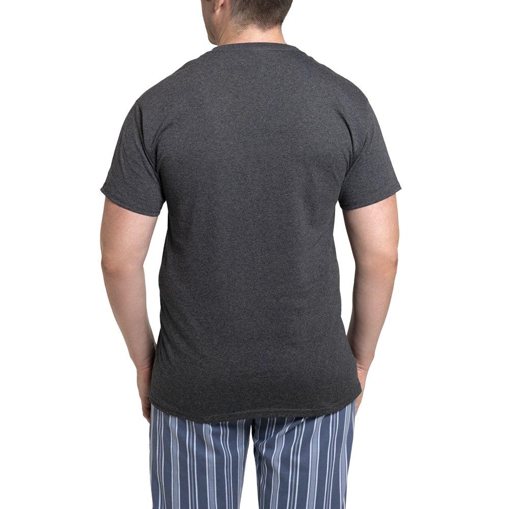 Cafepress Peanuts Charlie & Franklin Tossing T Men's Pajamas