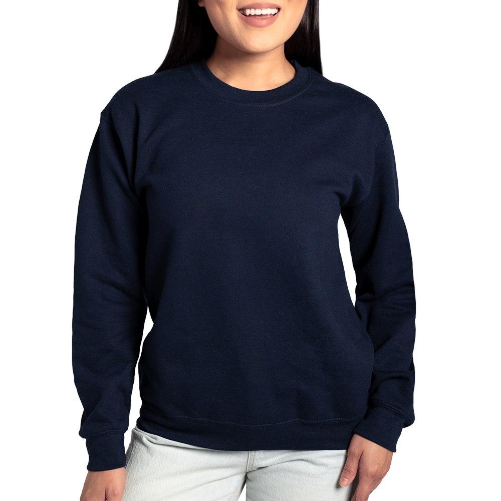 cafepress PERSONALIZED US Navy Blue White Women's Crewneck Sweatshirt